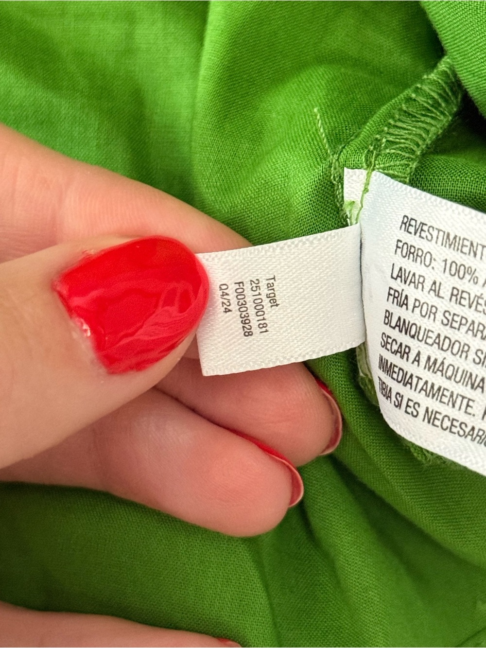 Kate Spade x Target Sleeveless Green Eyelet Crop Top Sz XL - Picture 13 of 13